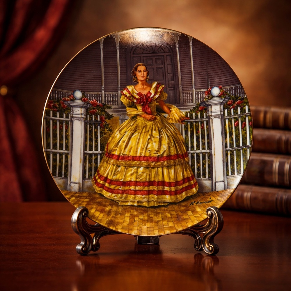 1980 Gone With the Wind Melanie Collector Plate #12606E Knowles Porcelain